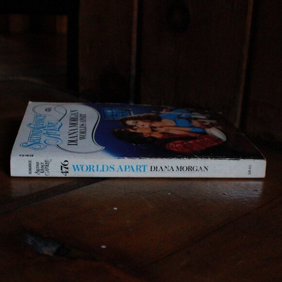 Vintage Second Chance at Love "Worlds Apart" Paperback Book - Picture 2 of 7